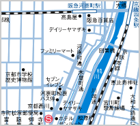 京都スキンクリニック地図